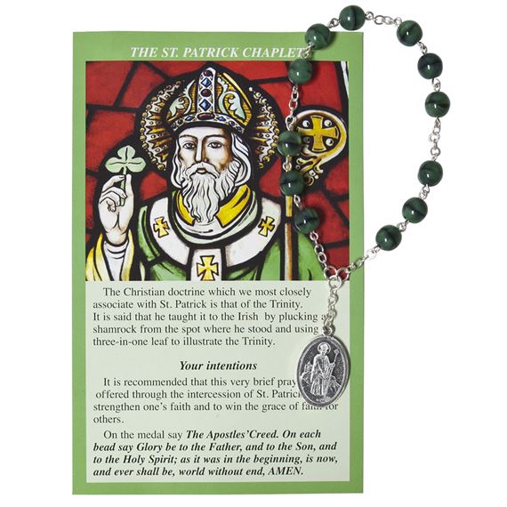 CHAPLET OF ST. PATRICK WITH CARD